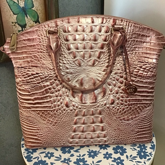 Brahmin Lrg Duxbury satchel in pink icing 🧁 - Picture 2 of 16